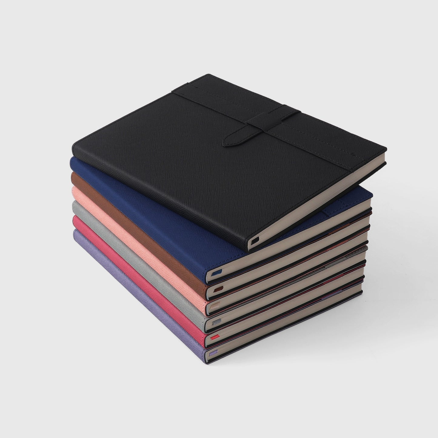 Obsidian Luxe Leather Notebook