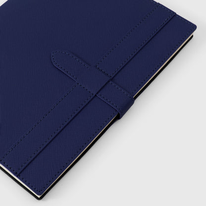Sapphire Luxe Leather Notebook