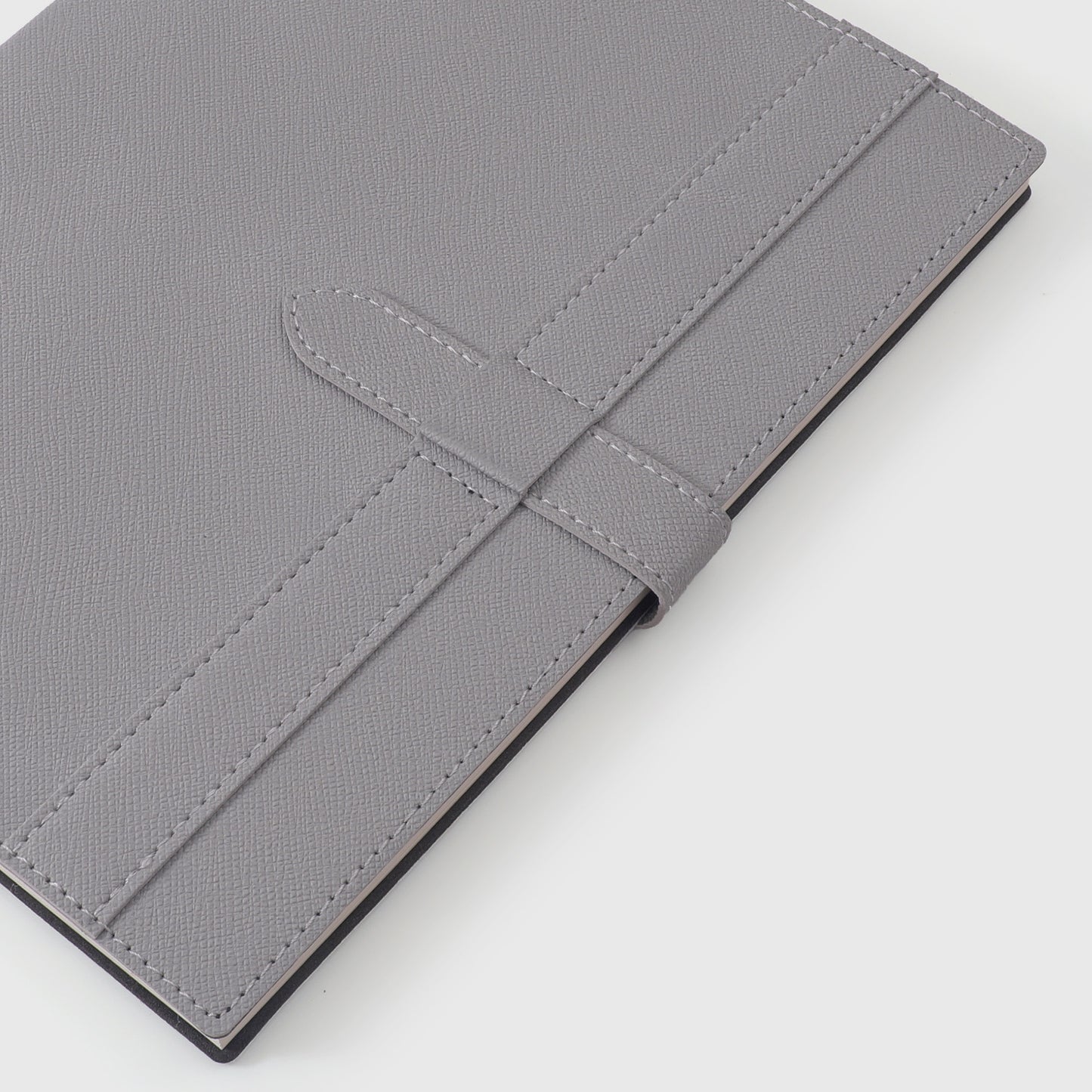 Slate Luxe Leather Notebook