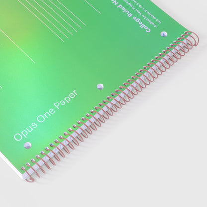 Aurora Laser-Finish College Ruled Notebook