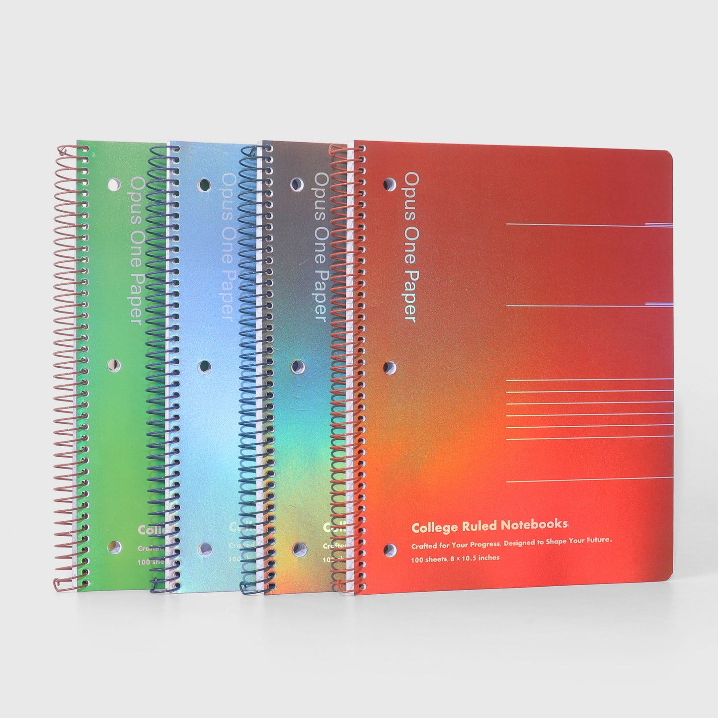 Ember Laser-Finish College Ruled Notebook