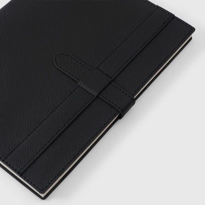 Obsidian Luxe Leather Notebook