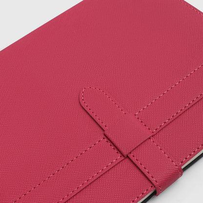 Crimson Luxe Leather Notebook