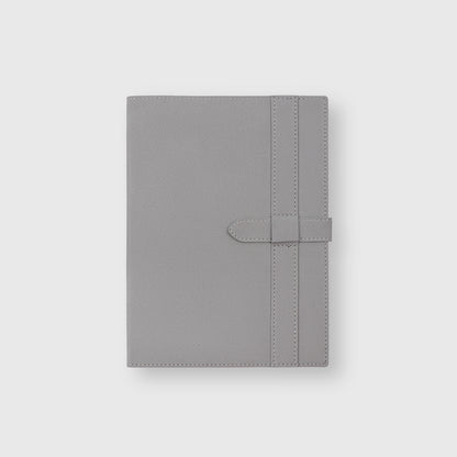 Slate Luxe Leather Notebook