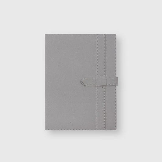 Slate Luxe Leather Notebook