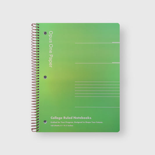 Aurora Laser-Finish College Ruled Notebook